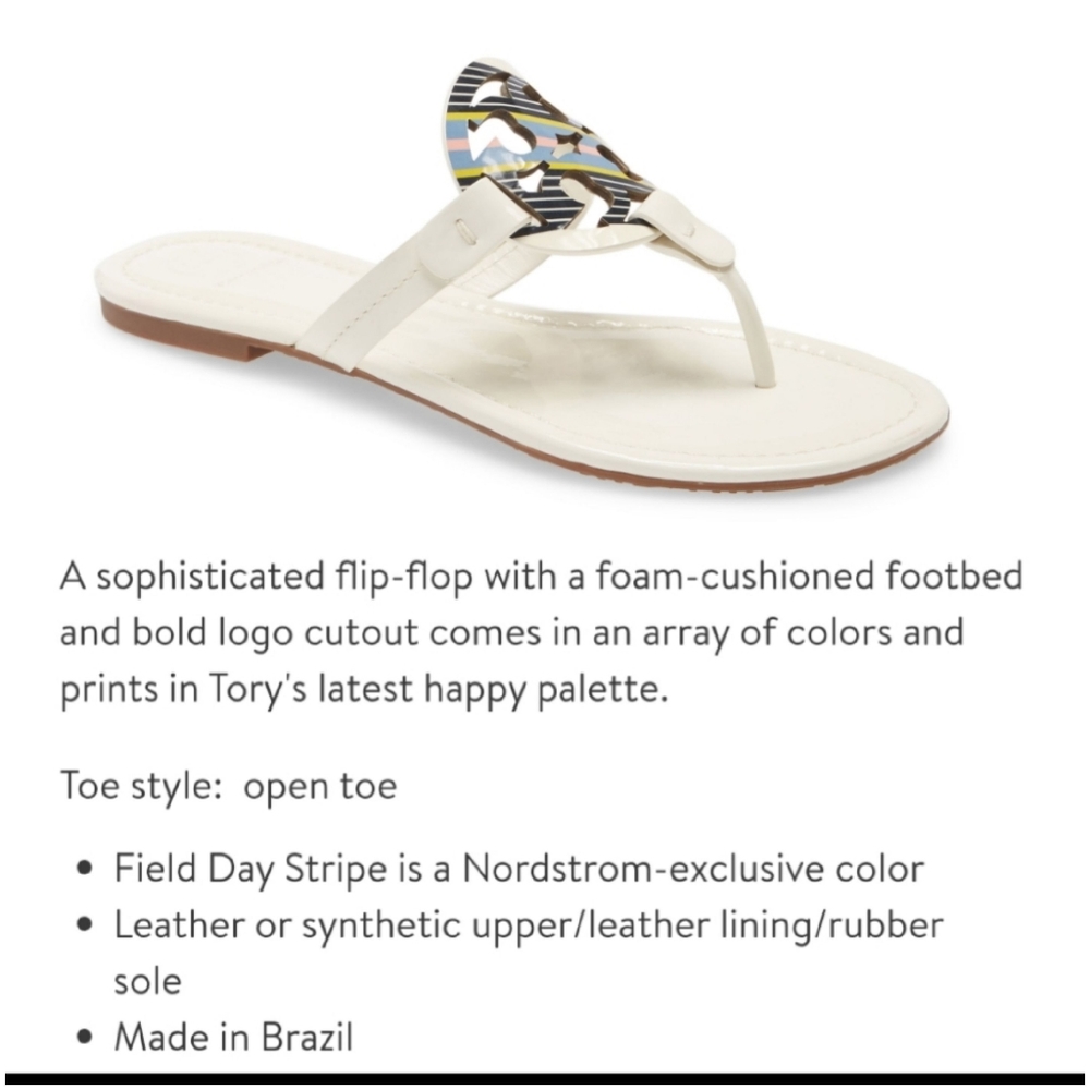 NIB! TORY BURCH PATENT LEATHER MILLERS